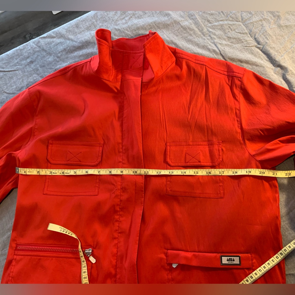 Alia Bright Red Utility Jacket - Picture 4 of 14